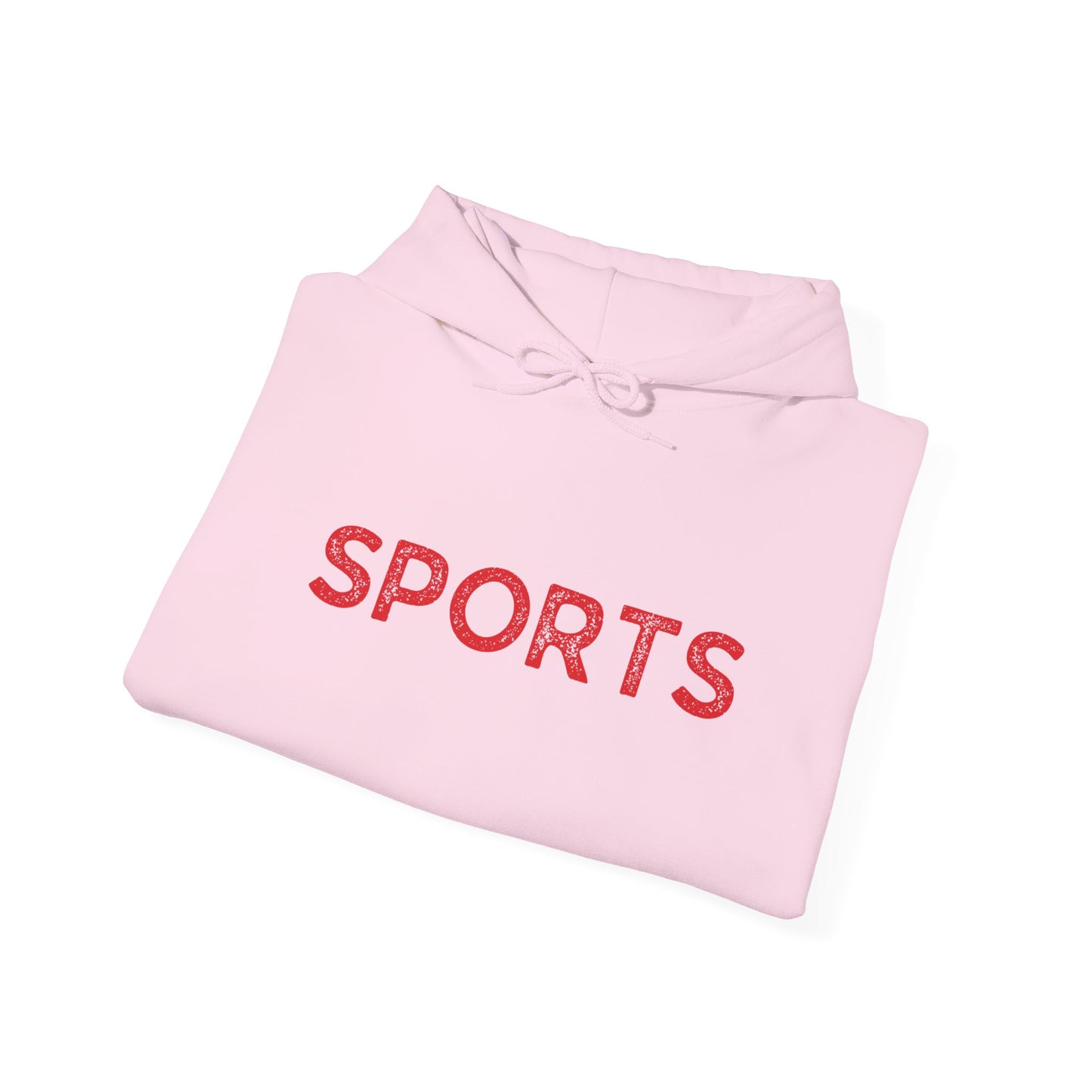 Sports // Unisex Heavy Blend™ Hooded Sweatshirt - Red Text