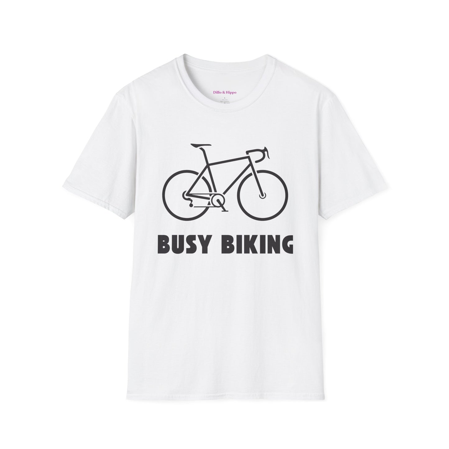 Busy (Road) Biking // Unisex Softstyle T-Shirt