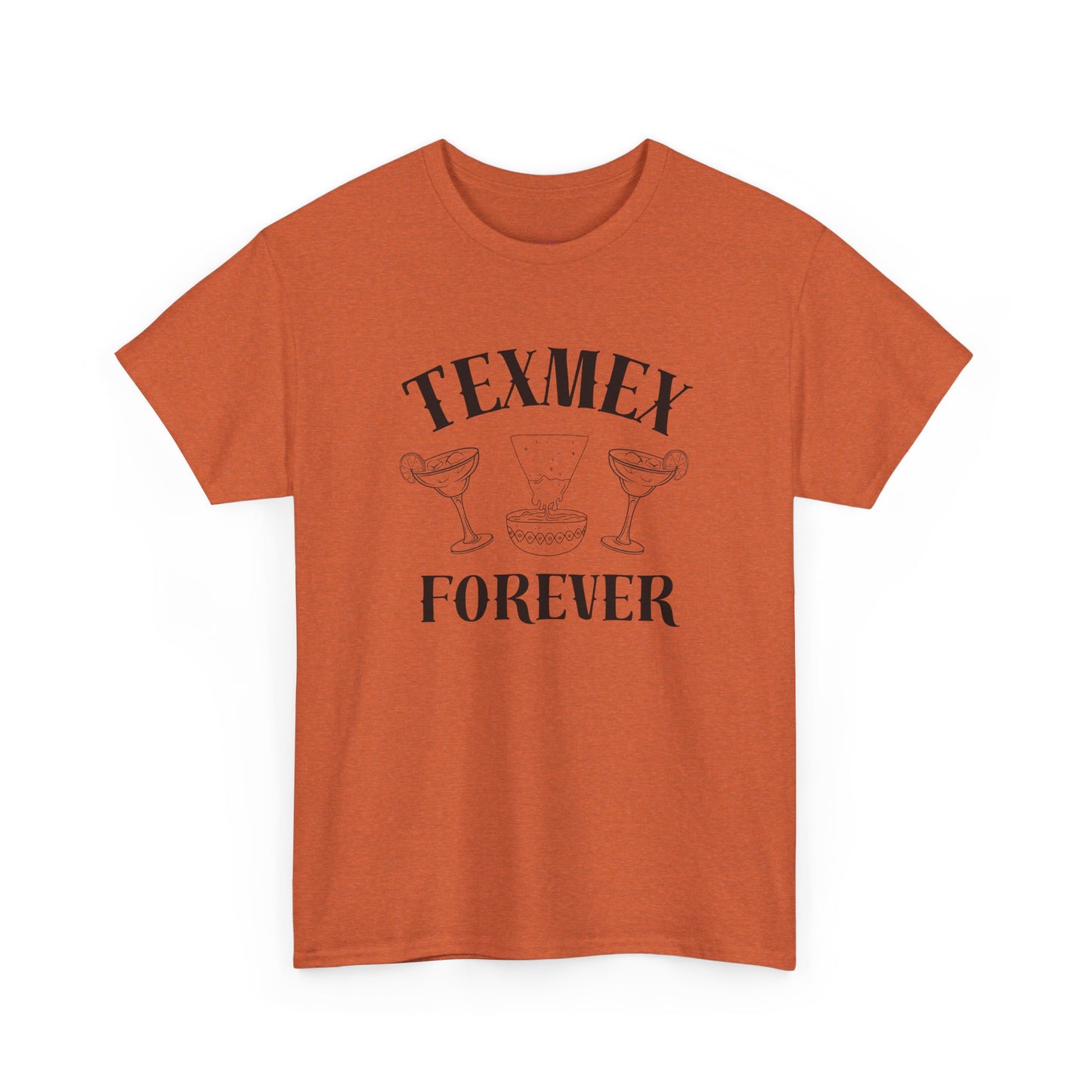 Tex-Mex Forever - Ritas & Queso // Unisex Heavy Cotton Tee - Fun Casual T-Shirt for Food Lovers