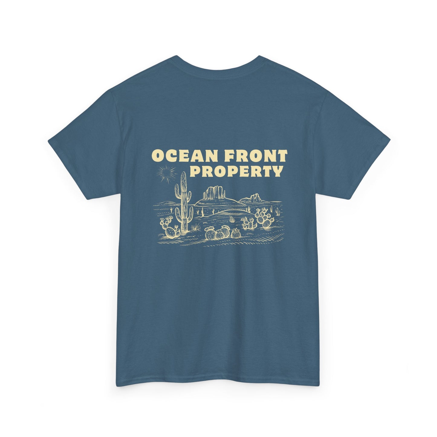 Ocean Front Property - Double-sided // Unisex Heavy Cotton Tee