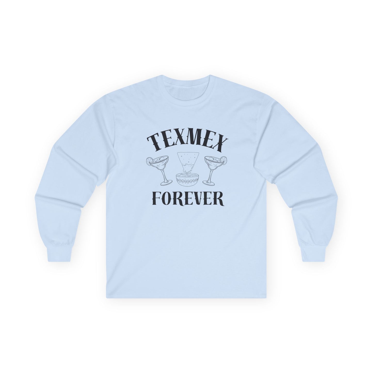Tex-Mex Forever - Ritas & Queso // Unisex Long Sleeve Tee - Perfect for Food Lovers and Party Enthusiasts
