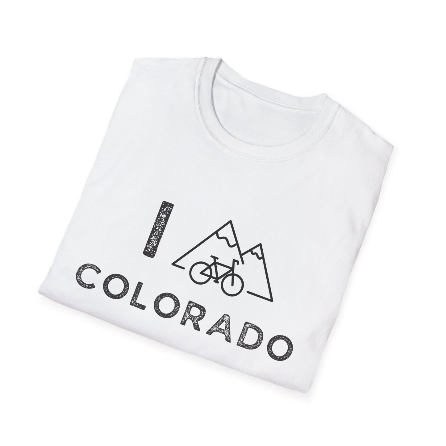 I (Mountain) Bike Colorado // Unisex Softstyle T-Shirt