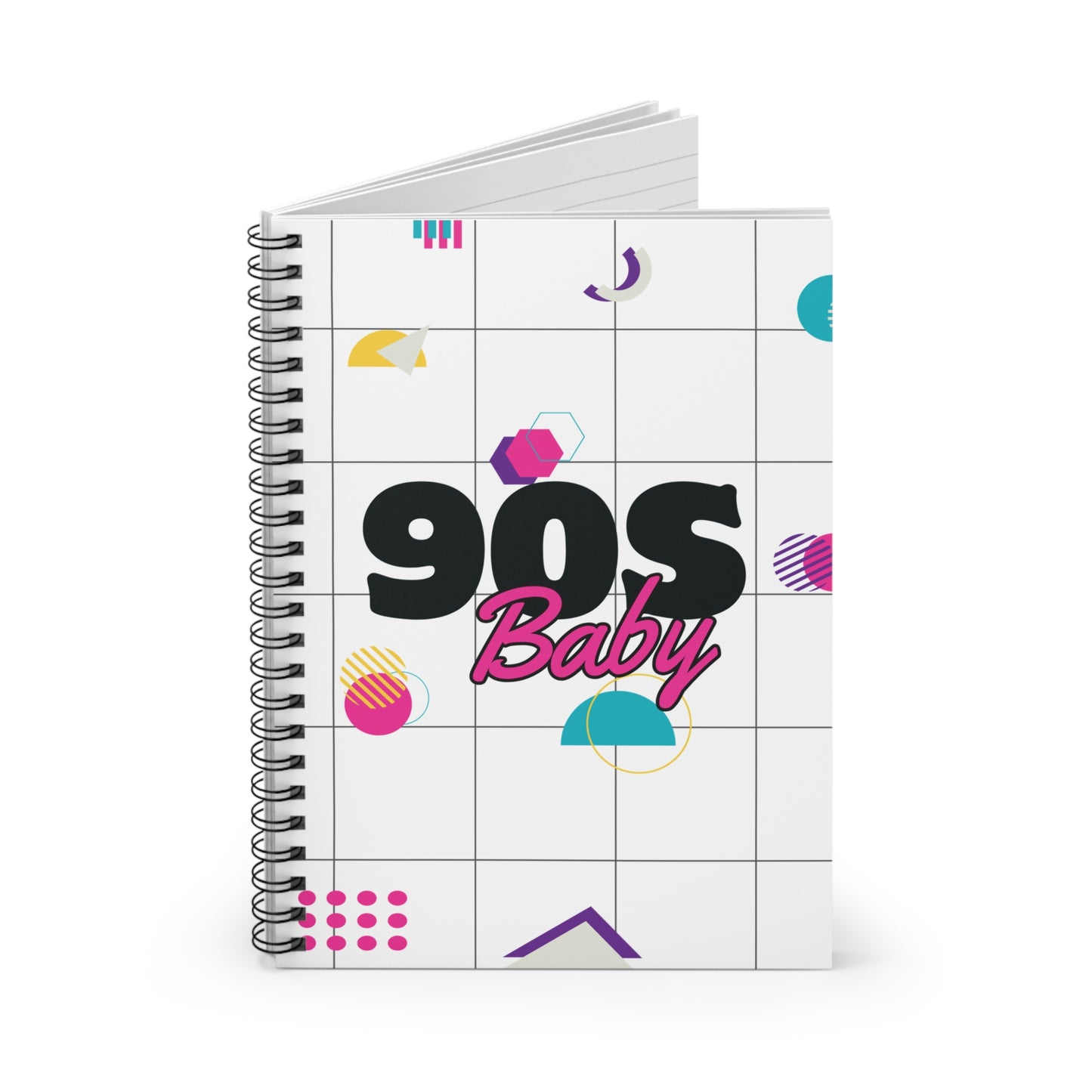 90s Baby // Spiral Notebook - Ruled Line