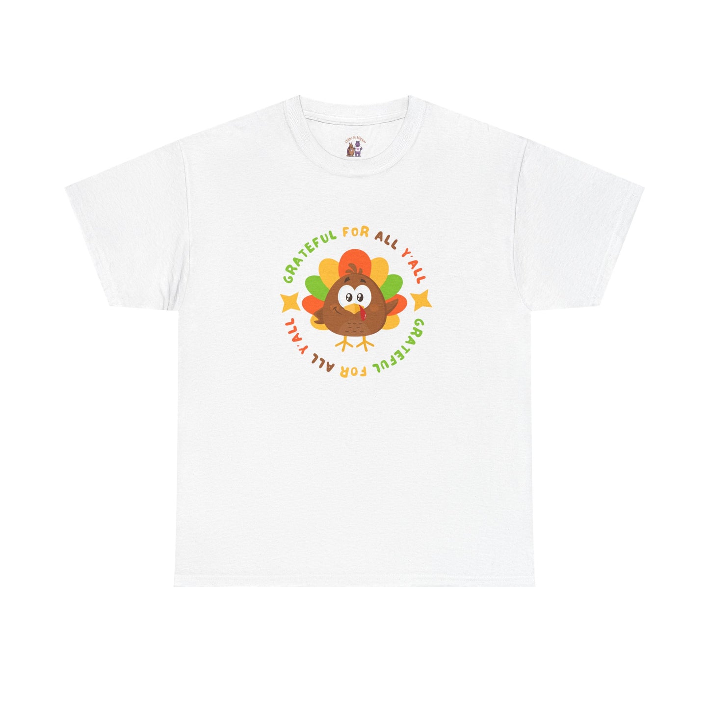 Grateful for All Y'all with Turkey // Unisex Jersey Short Sleeve Tee