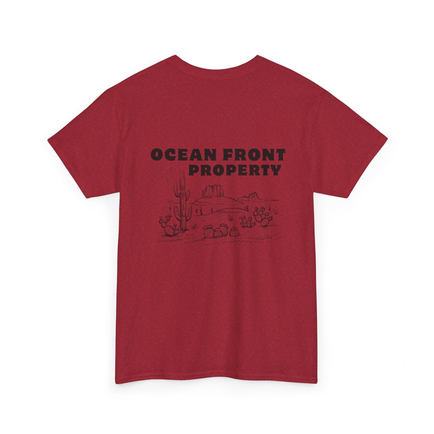 Ocean Front Property - Double-sided // Unisex Heavy Cotton Tee