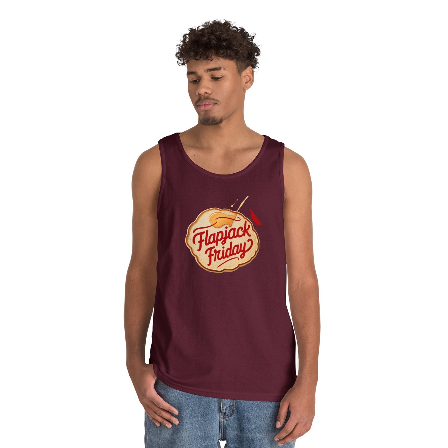 Flapjack Friday // Unisex Heavy Cotton Tank Top