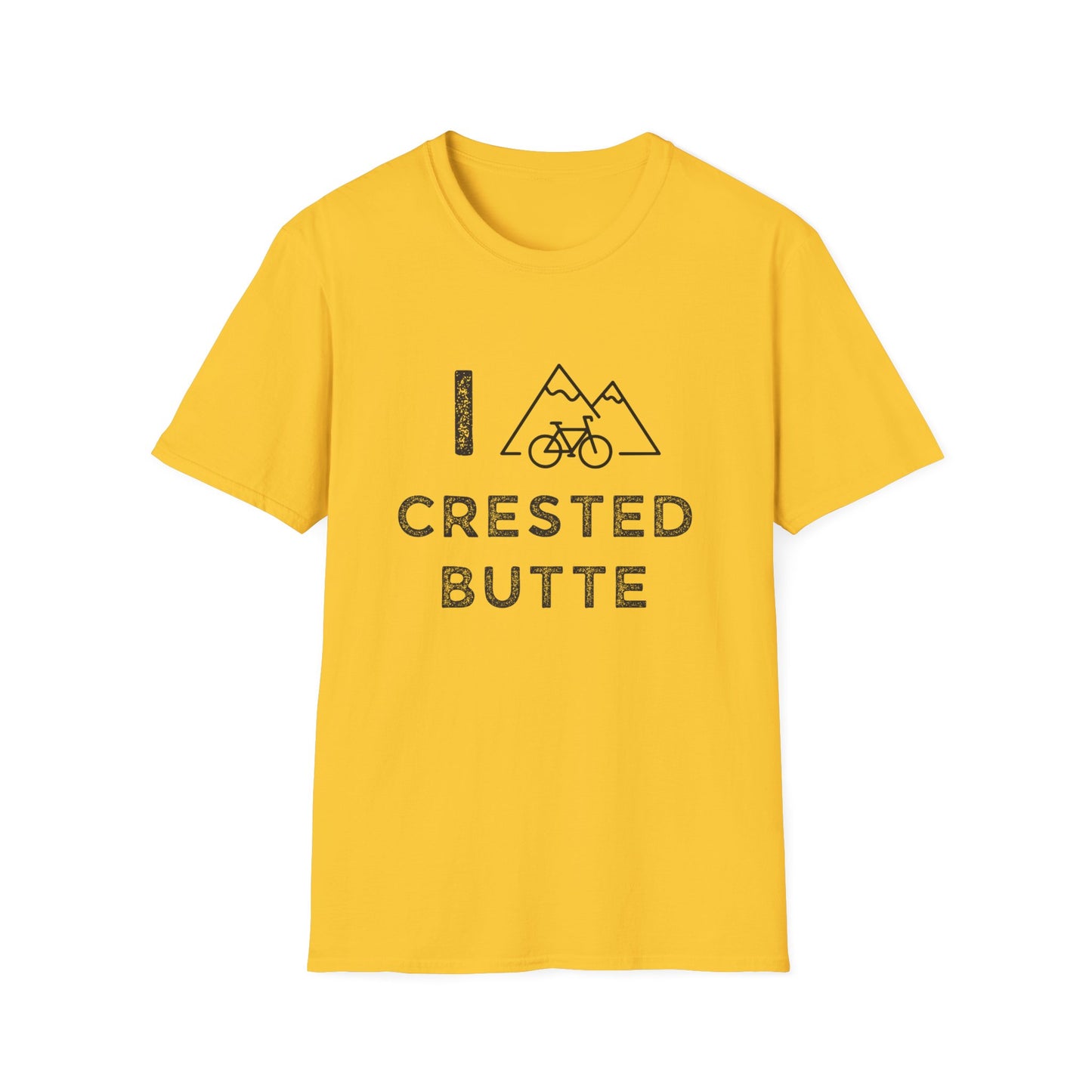 I (Mountain) Bike Crested Butte // Unisex Softstyle T-Shirt