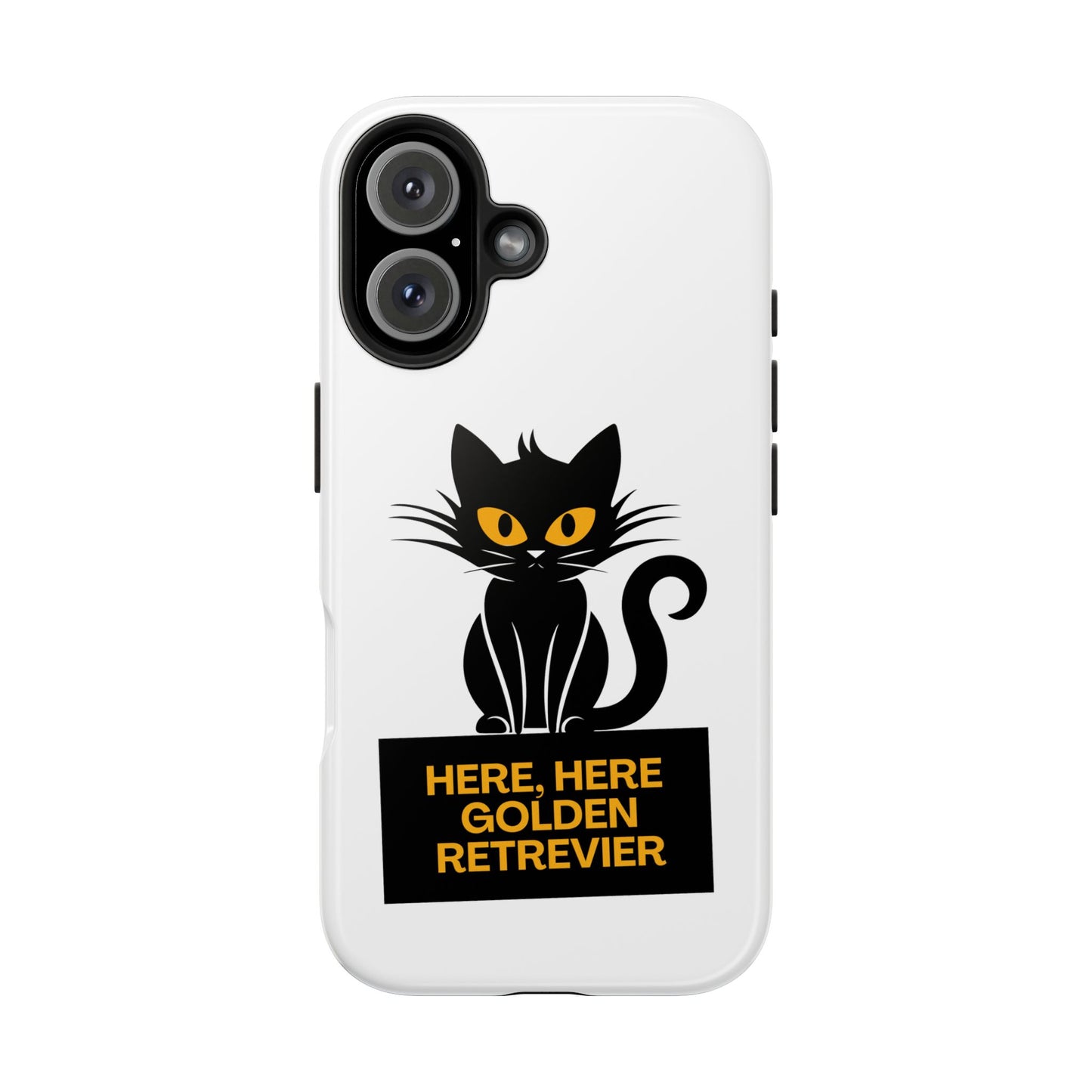 Here, Here Golden Retriever // Phone Case