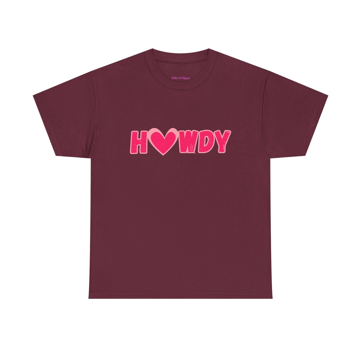 H<3WDY // Fun Howdy Graphic Unisex Heavy Cotton Tee