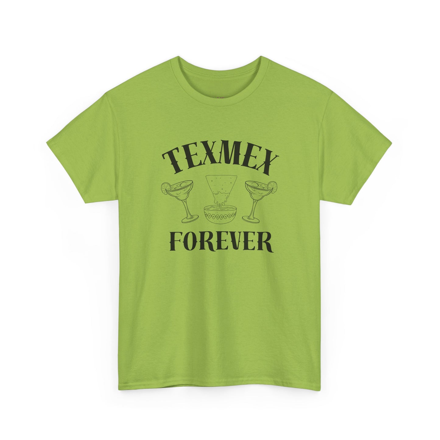 Tex-Mex Forever - Ritas & Queso // Unisex Heavy Cotton Tee - Fun Casual T-Shirt for Food Lovers
