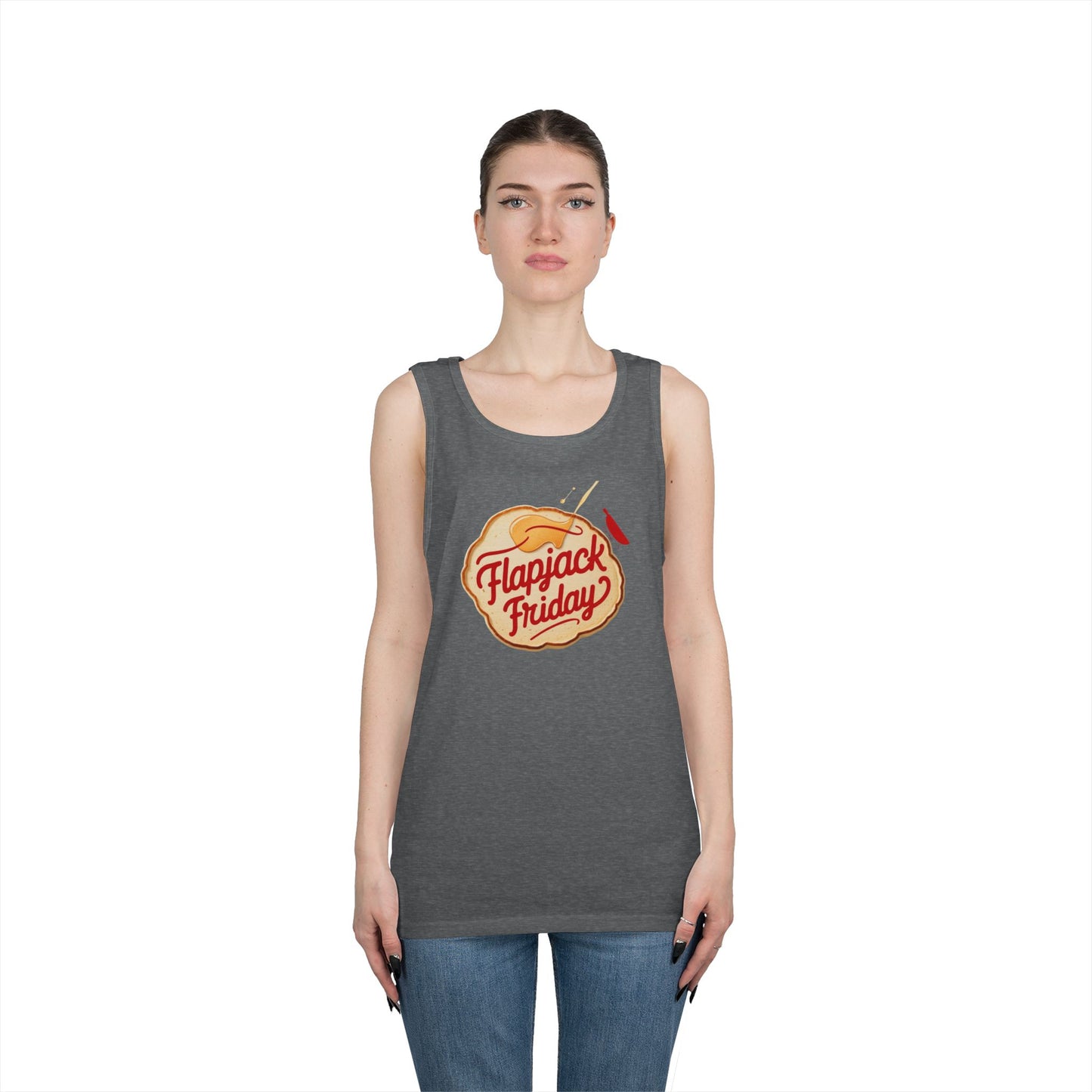 Flapjack Friday // Unisex Heavy Cotton Tank Top