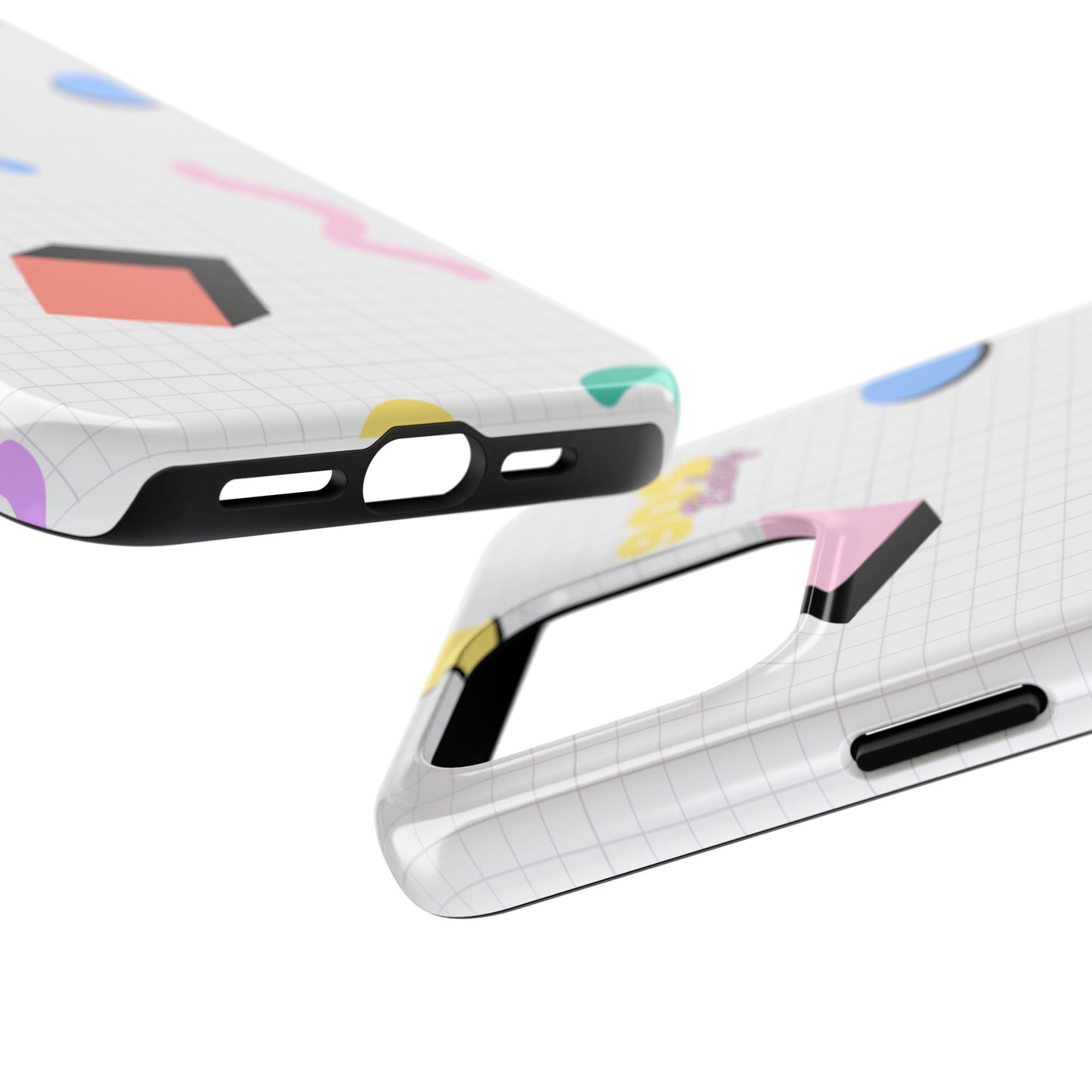 90s Baby Grid Paper Pattern // iPhone Case