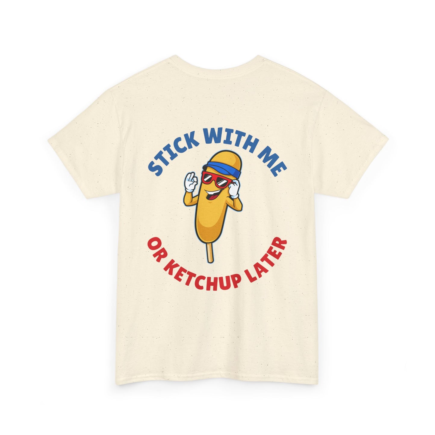 Funny Corndog Season // Unisex Heavy Cotton Tee | Perfect for Food Lovers and Festivals