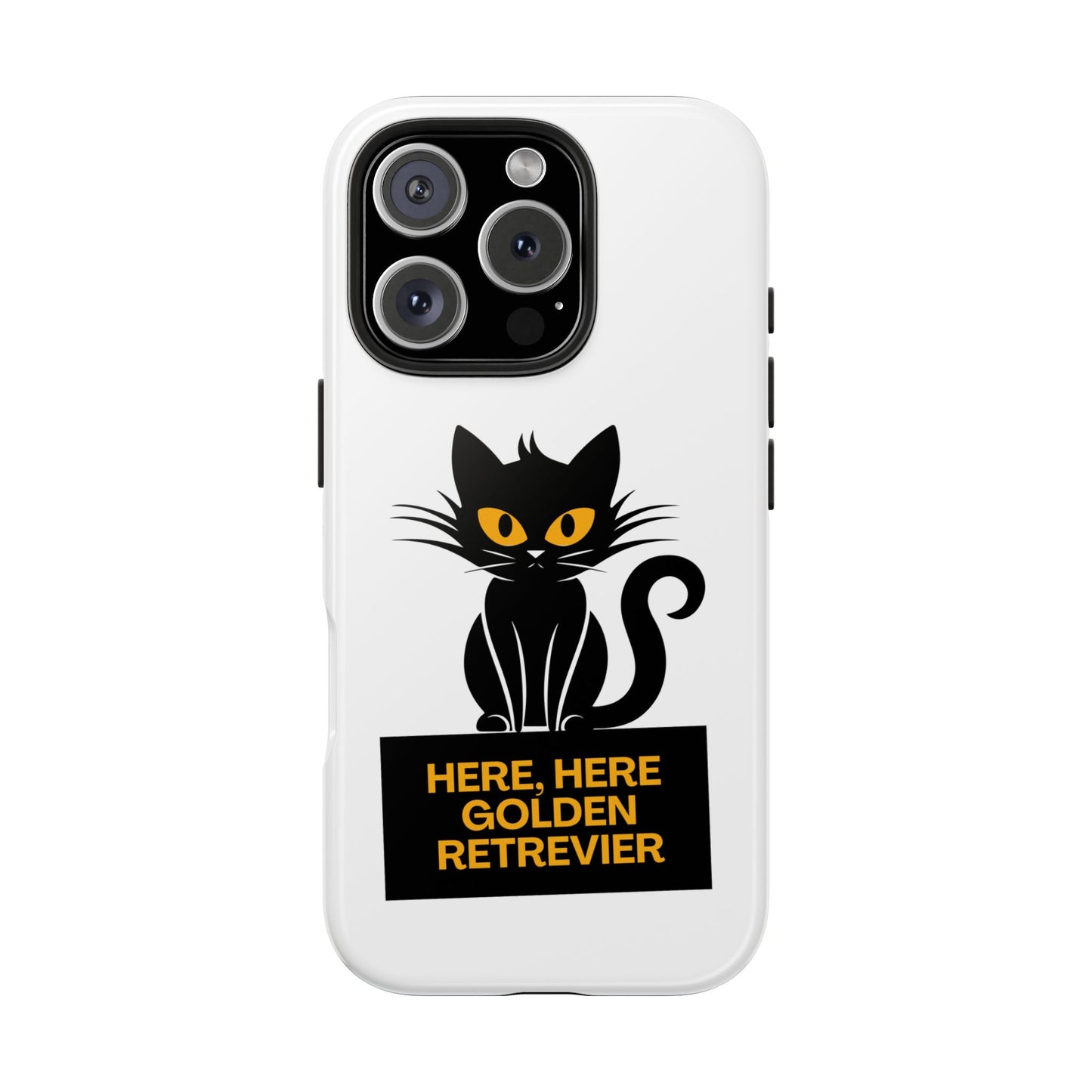Here, Here Golden Retriever // Phone Case