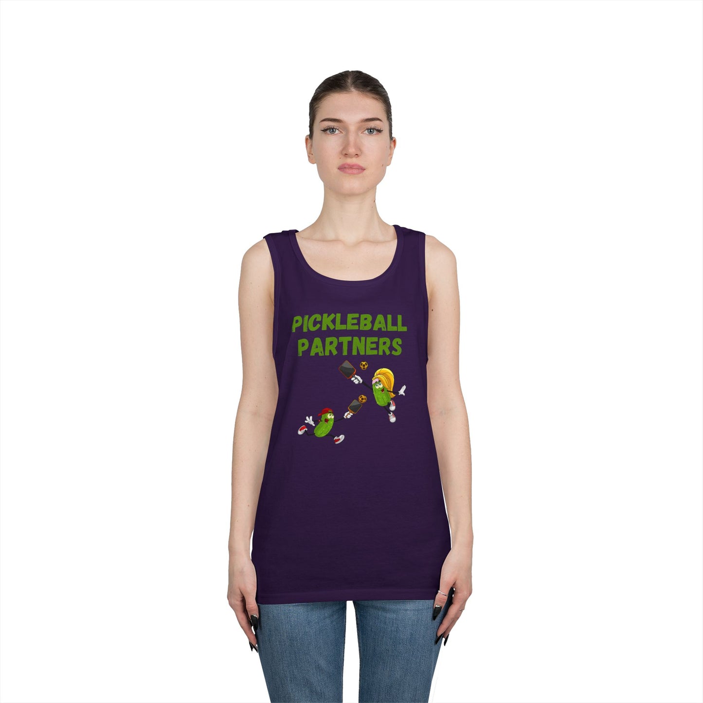 Pickleball Partners 2 // Unisex Heavy Cotton Tank Top