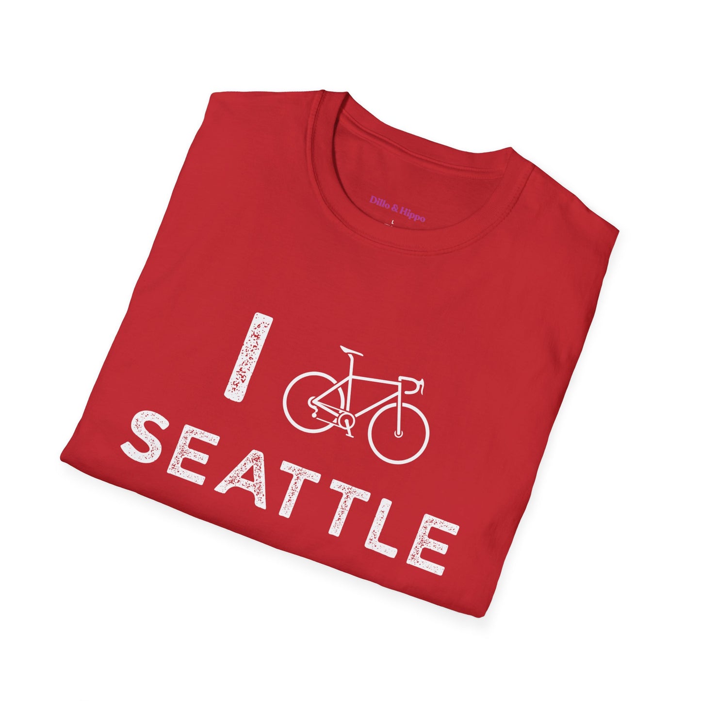 I (Road) Bike Seattle // Unisex Softstyle T-Shirt