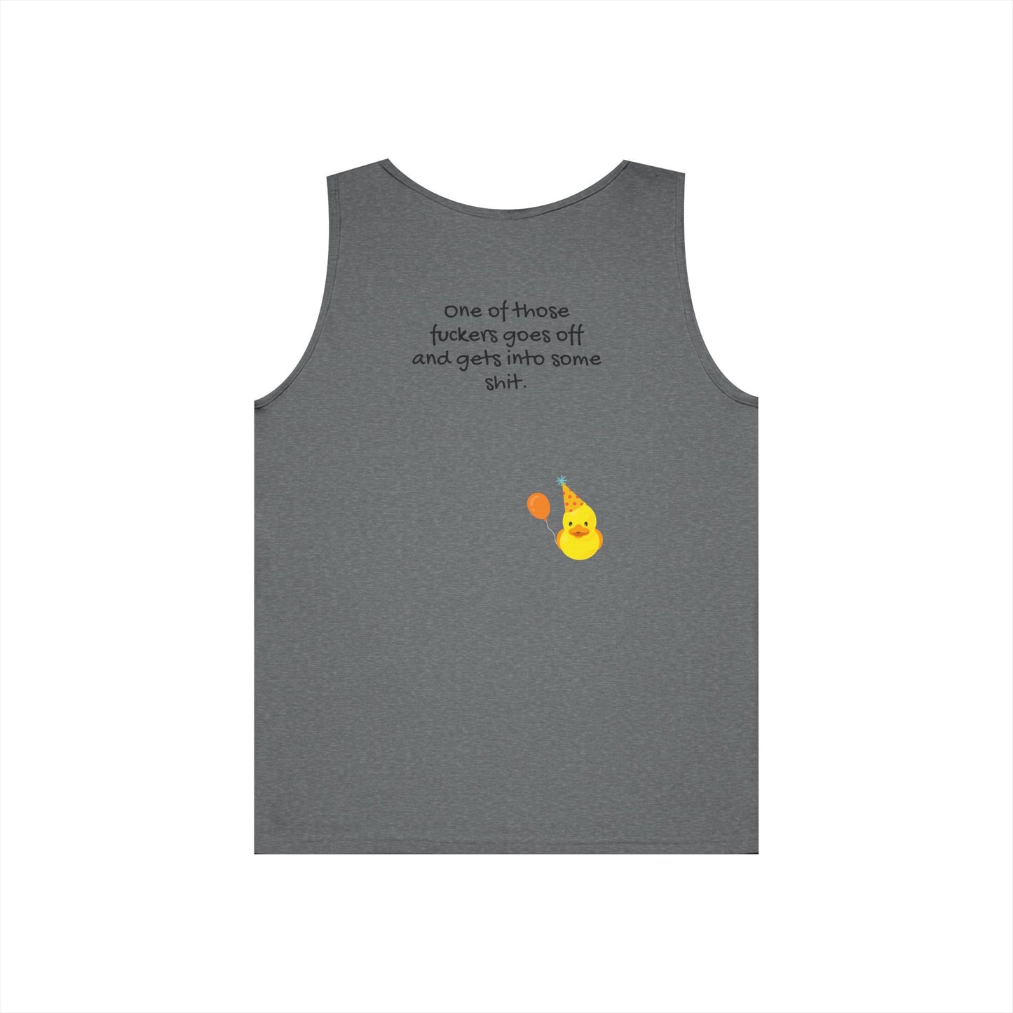 Ducks in a Row // Unisex Heavy Cotton Tank Top