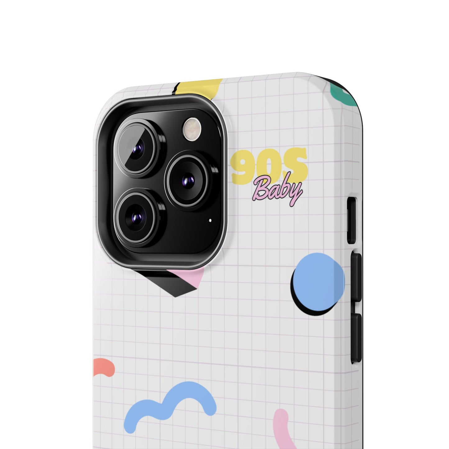 90s Baby Grid Paper Pattern // iPhone Case