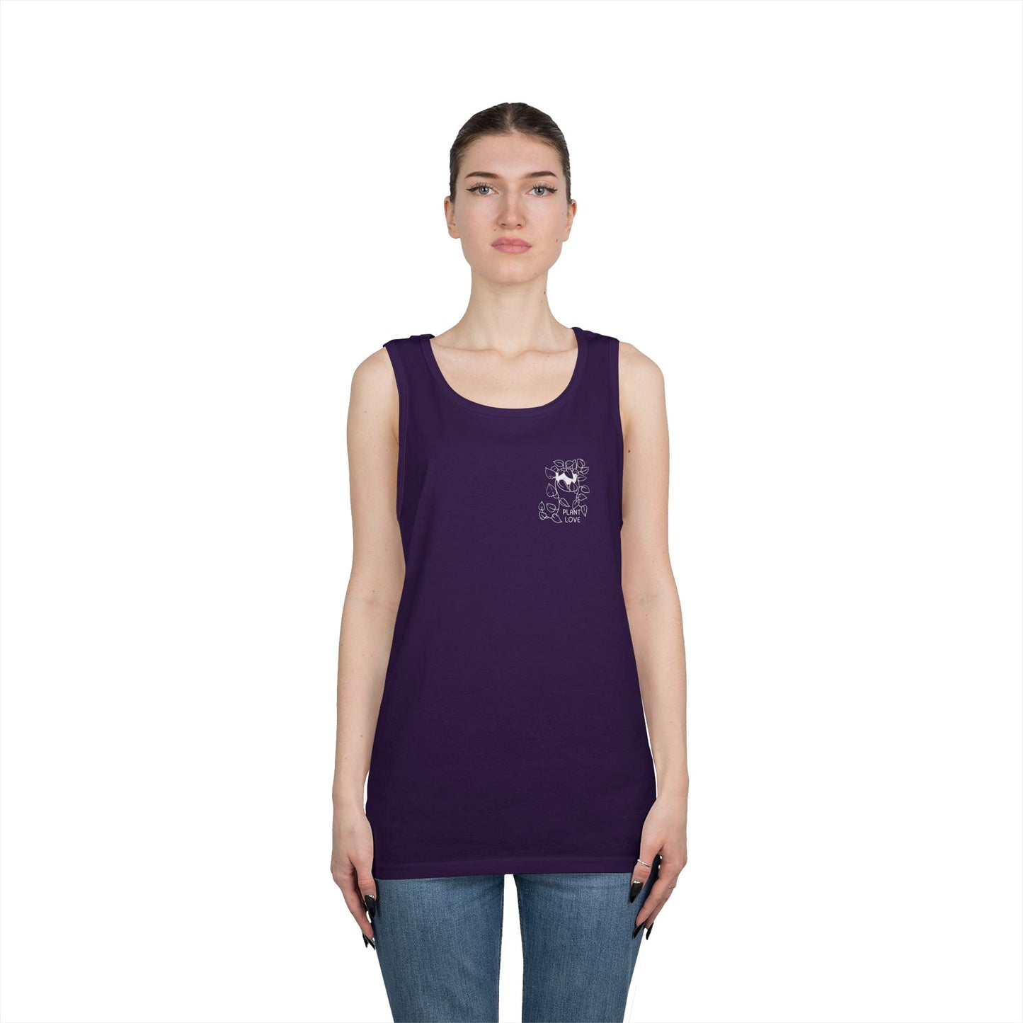 polyPLANTorous // Unisex Heavy Cotton Tank Top - Polyplantorous Plant Lover Design