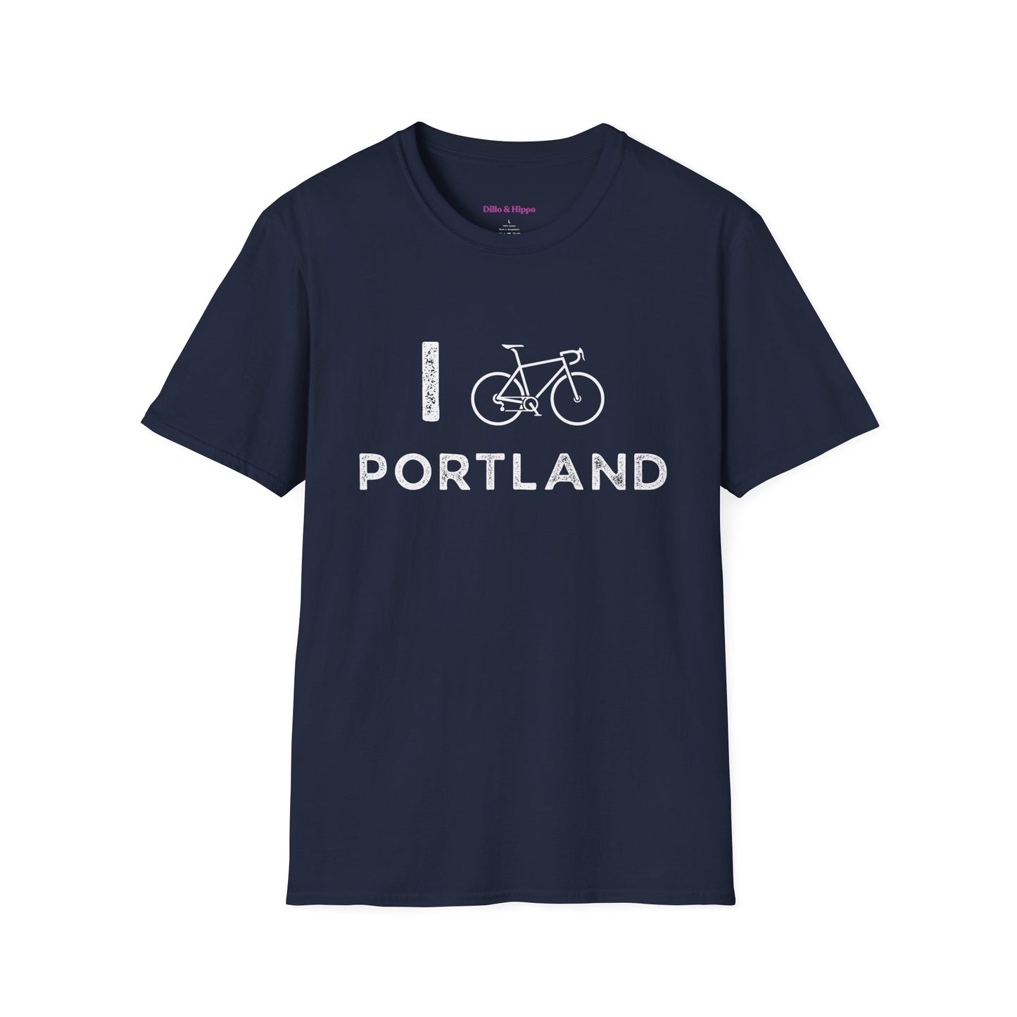 I (Road) Bike Portland // Unisex Softstyle T-Shirt