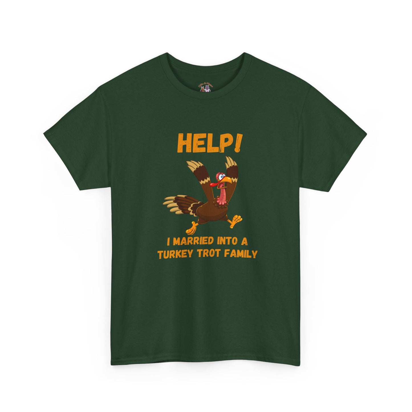 Help! I Married into a Turkey Trot Family // Unisex Jersey Short Sleeve Tee