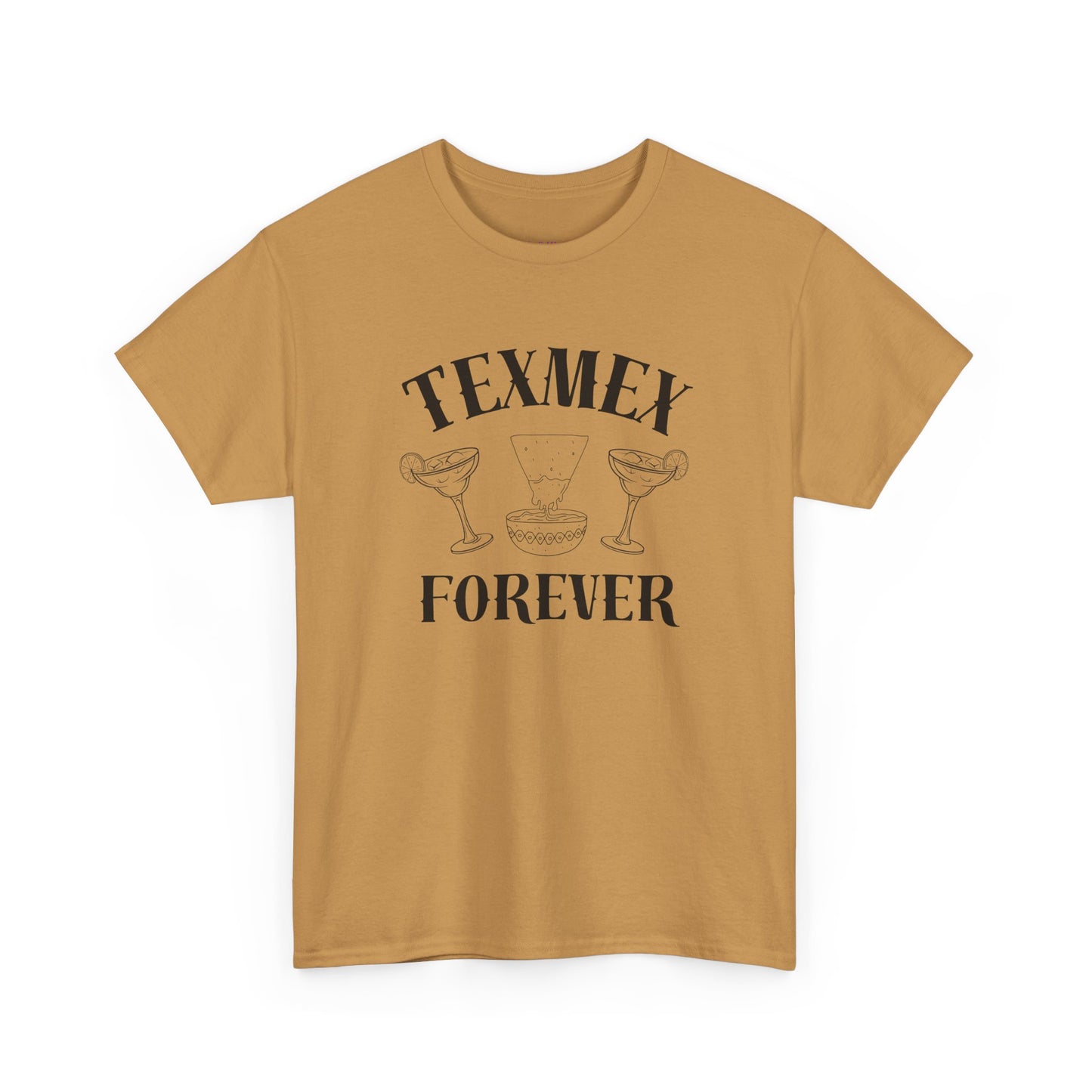 Tex-Mex Forever - Ritas & Queso // Unisex Heavy Cotton Tee - Fun Casual T-Shirt for Food Lovers