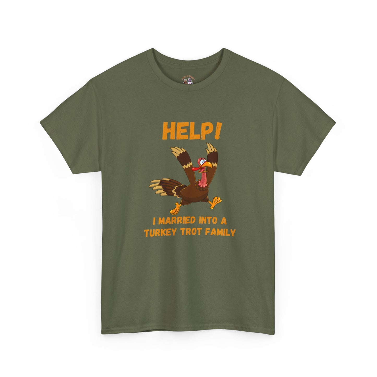 Help! I Married into a Turkey Trot Family // Unisex Jersey Short Sleeve Tee