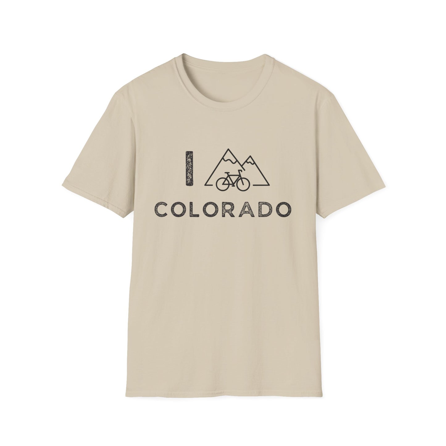 I (Mountain) Bike Colorado // Unisex Softstyle T-Shirt