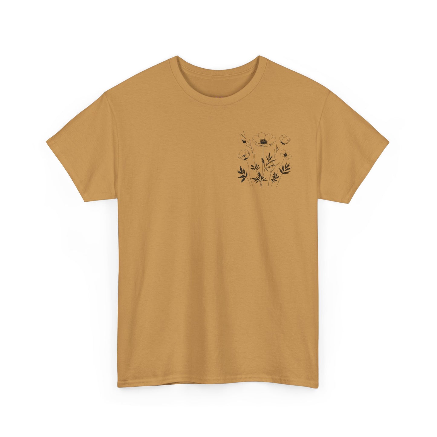 We're Rooting For You - Flowers // Unisex Heavy Cotton Tee - Perfect for Everyday Comfort