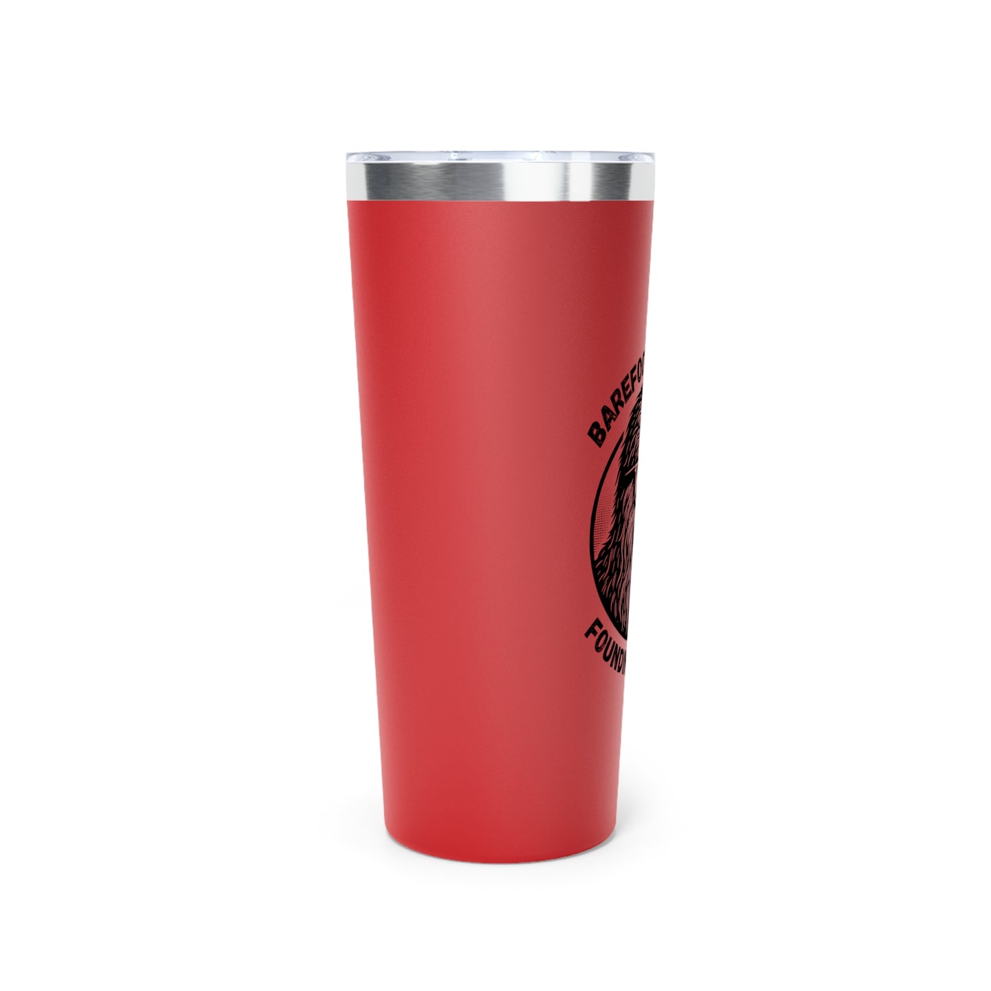Barefoot Run Club Founding Member // Copper Vacuum Insulated Tumbler, 22oz - Blue Text