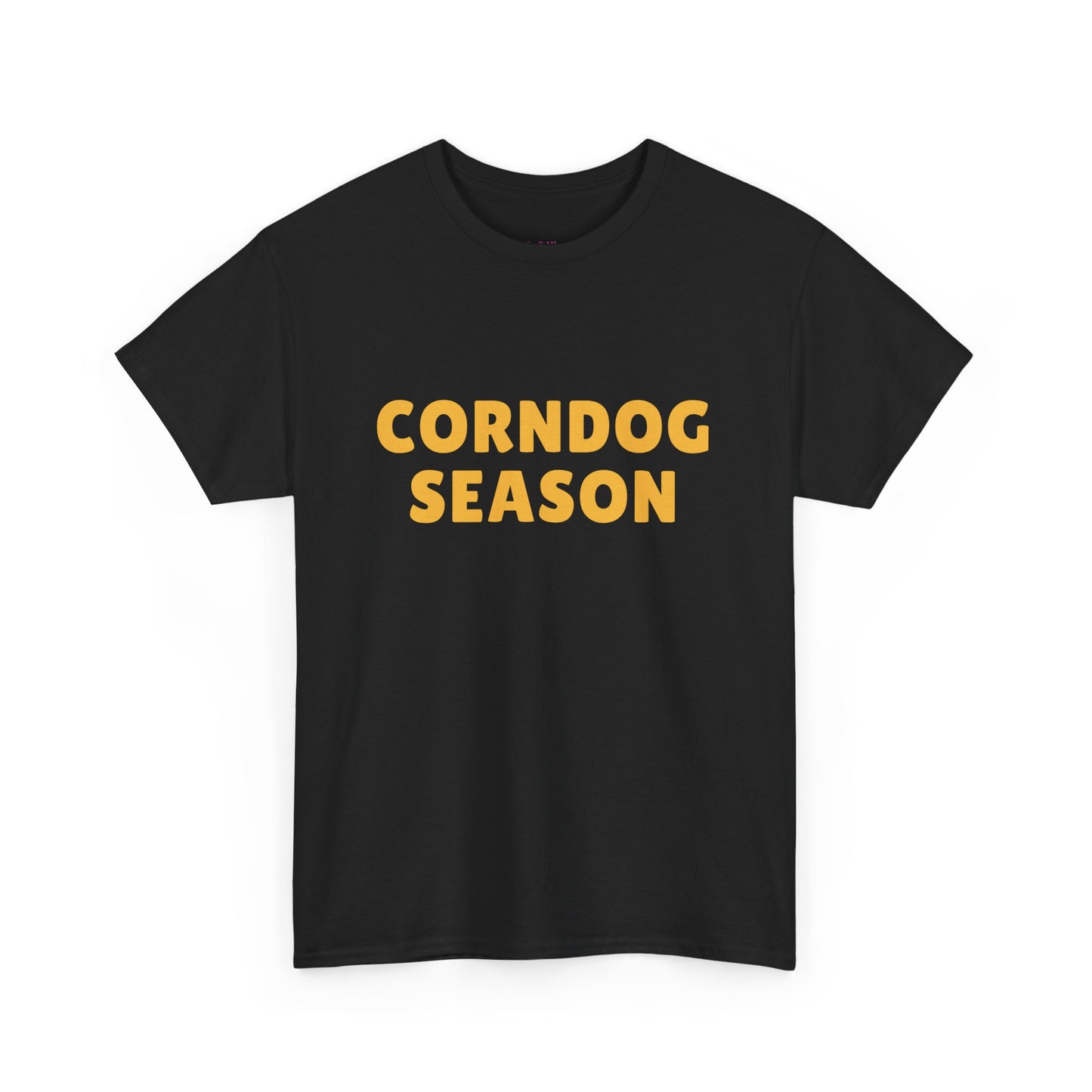 Funny Corndog Season // Unisex Heavy Cotton Tee | Perfect for Food Lovers and Festivals