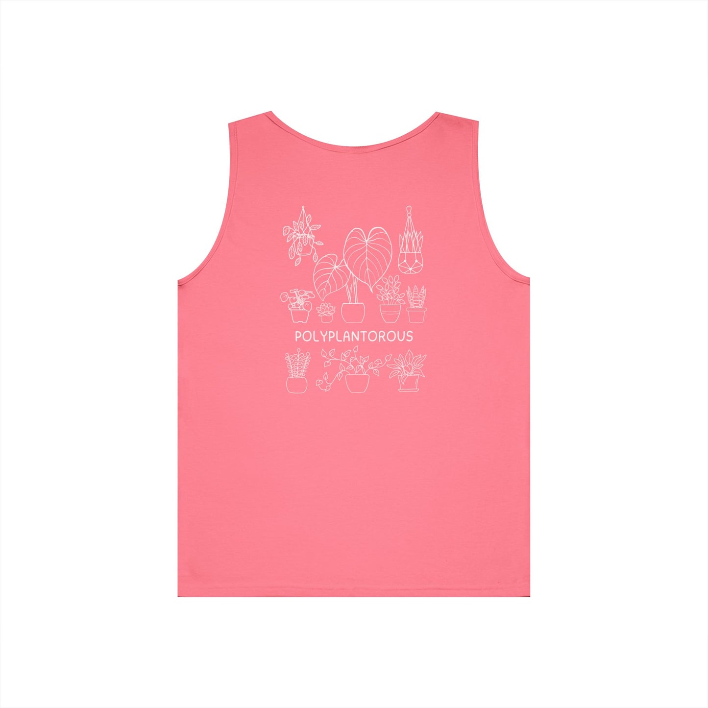 polyPLANTorous // Unisex Heavy Cotton Tank Top - Polyplantorous Plant Lover Design
