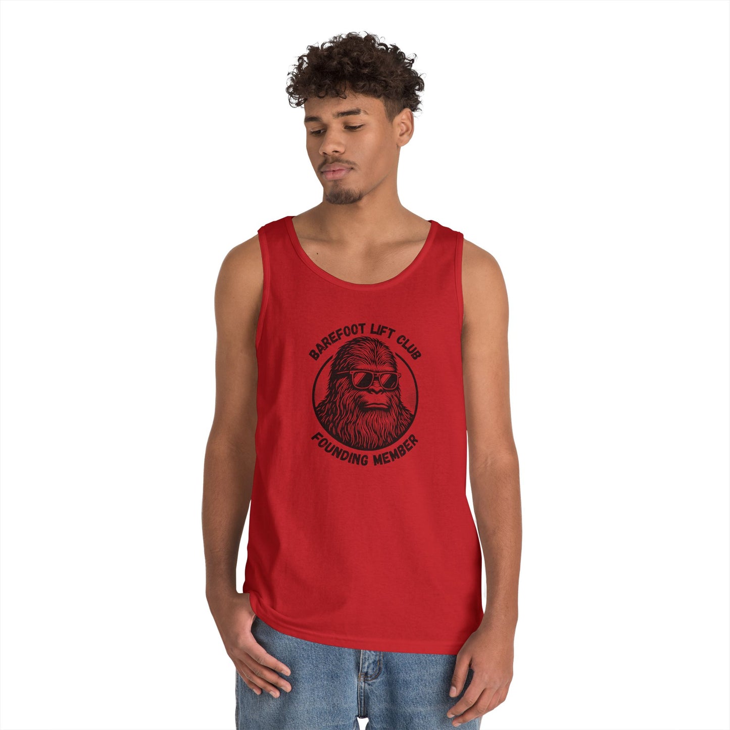 Barefoot Lift Club Founding Member // Unisex Heavy Cotton Tank Top