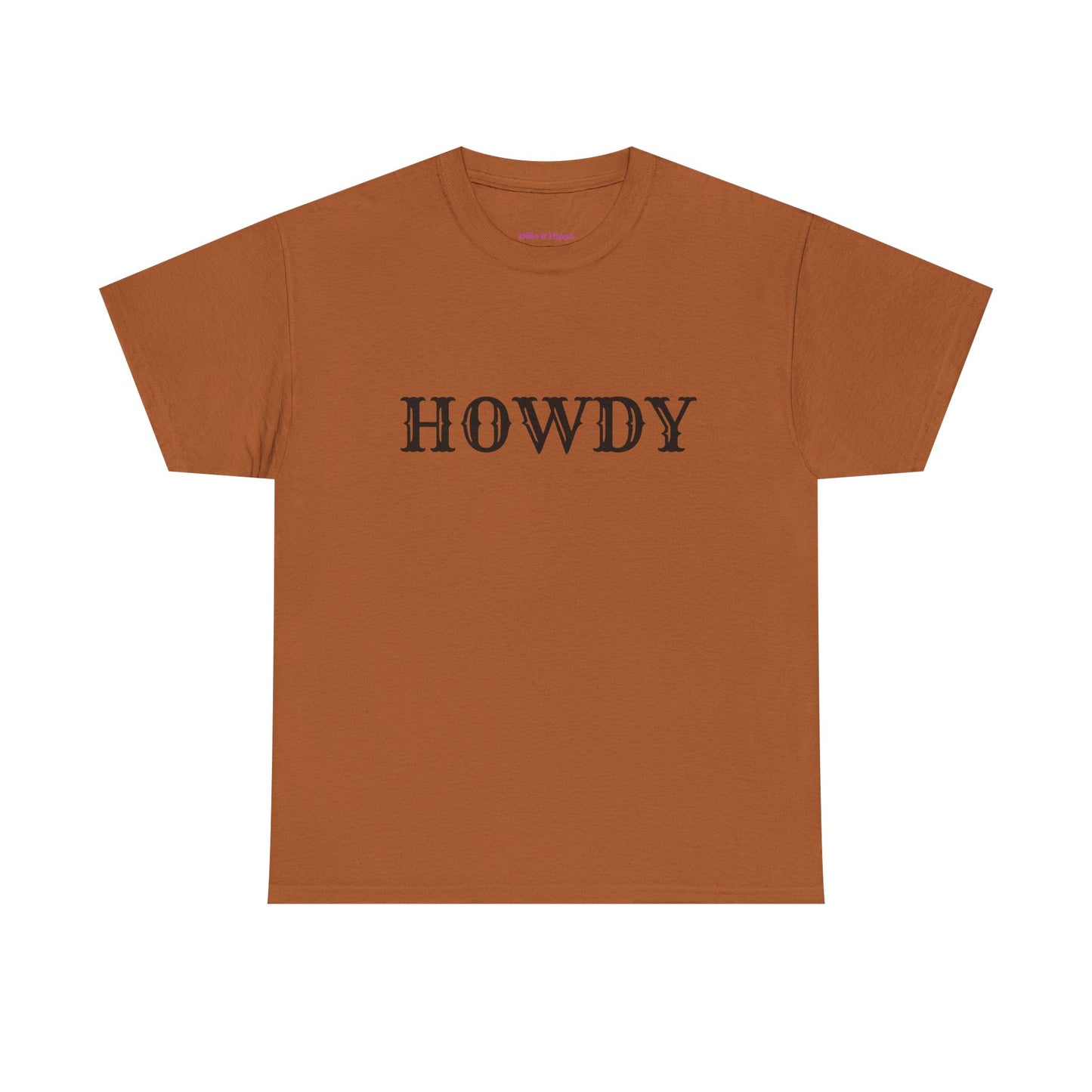 Howdy & Adios // Unisex Heavy Cotton Tee - Casual Statement Shirt
