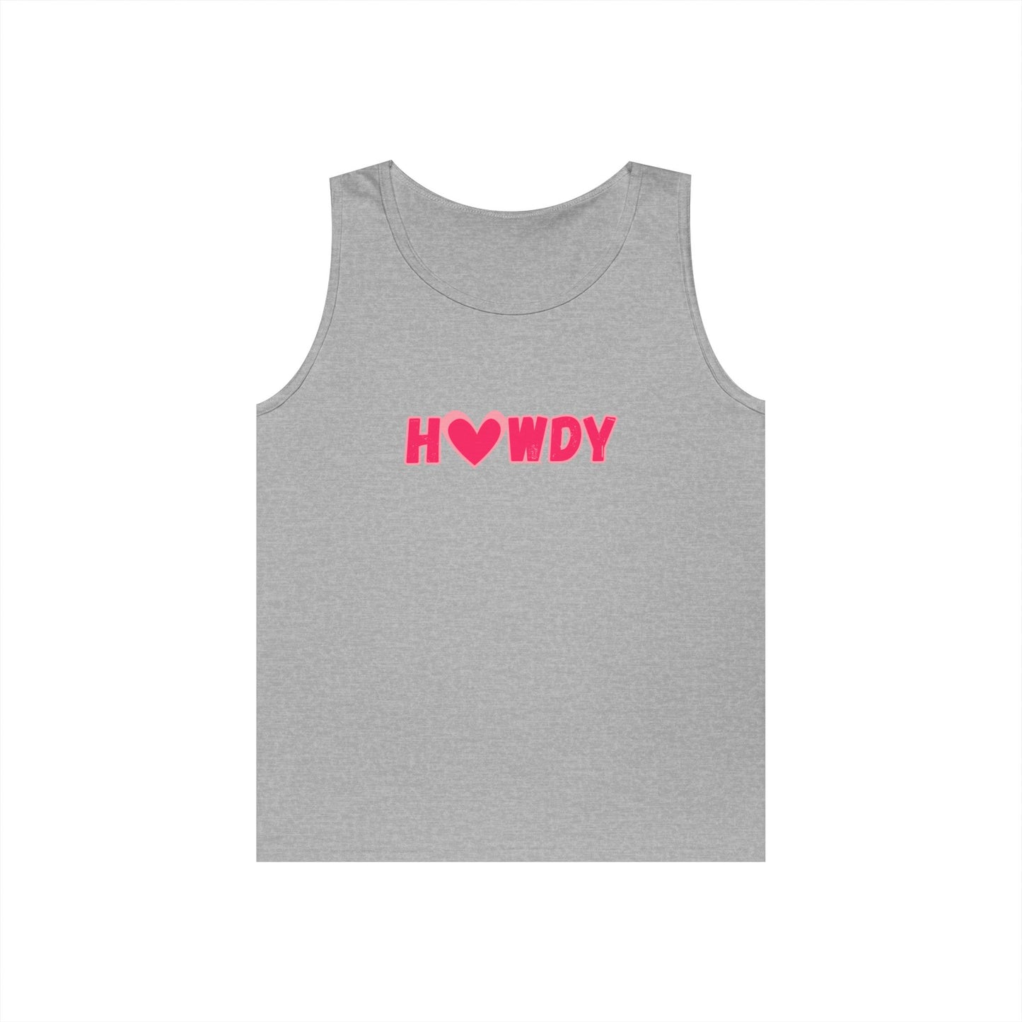 H<3wdy // Unisex Heavy Cotton Tank Top - Trendy Summer Wear for Fun and Relaxation