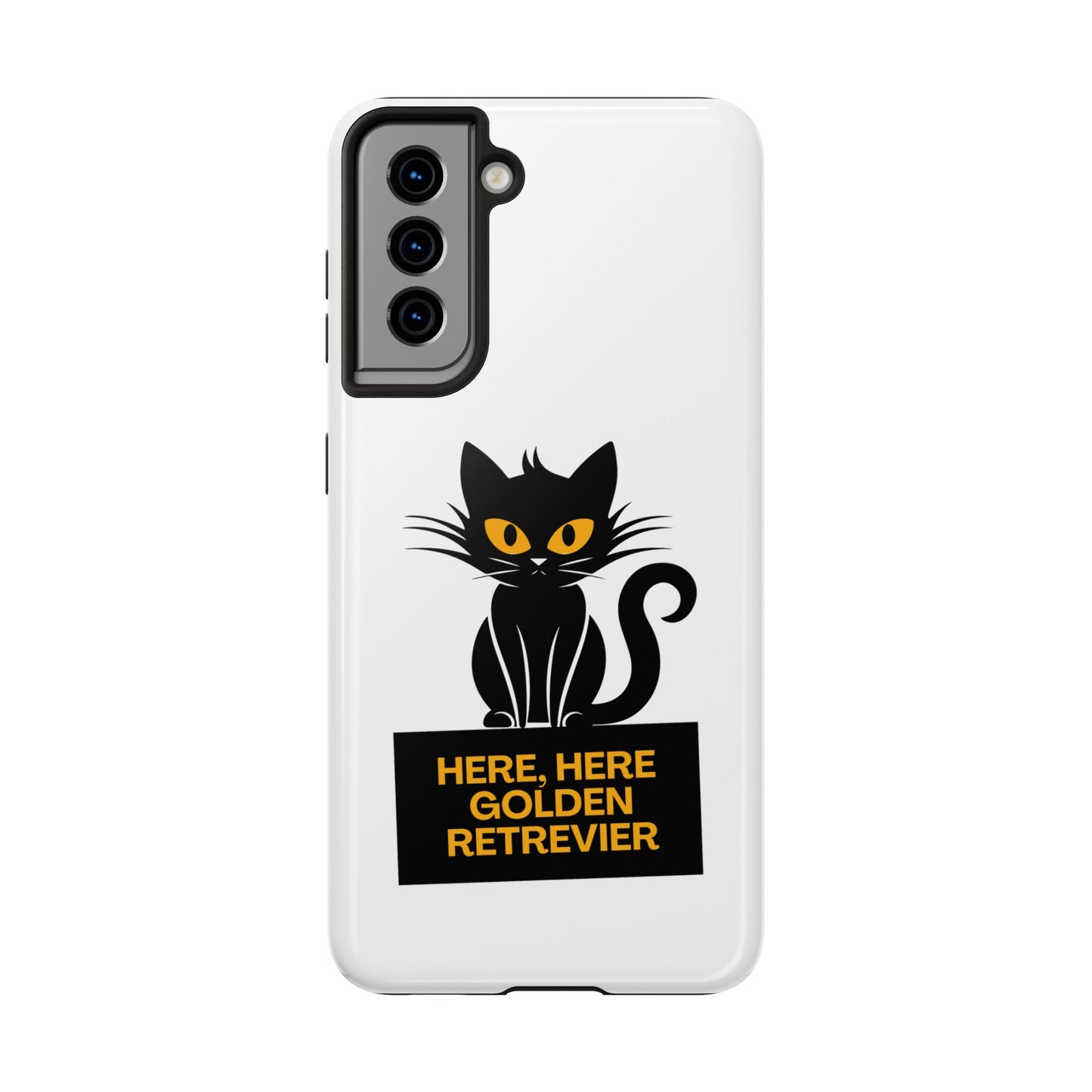 Here, Here Golden Retriever // Phone Case