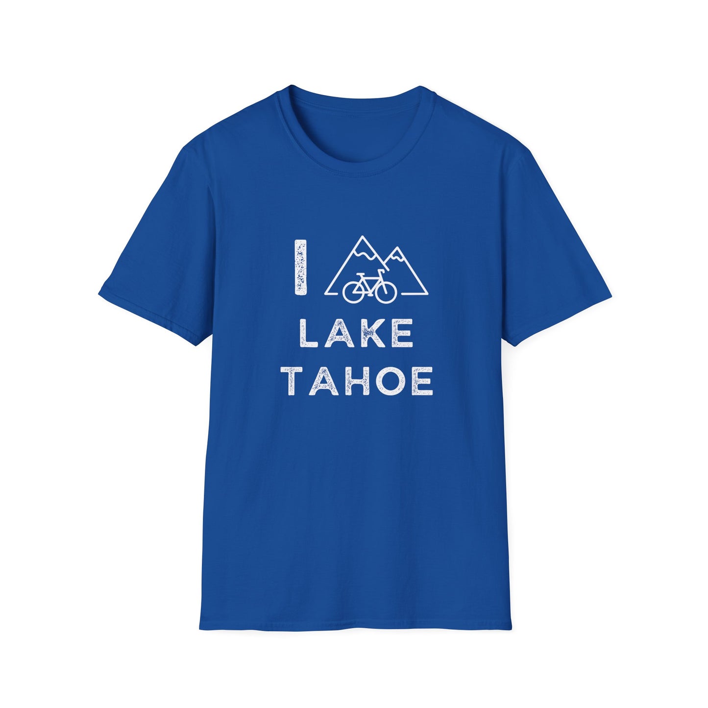 I (Mountain) Bike Lake Tahoe // Unisex Softstyle T-Shirt