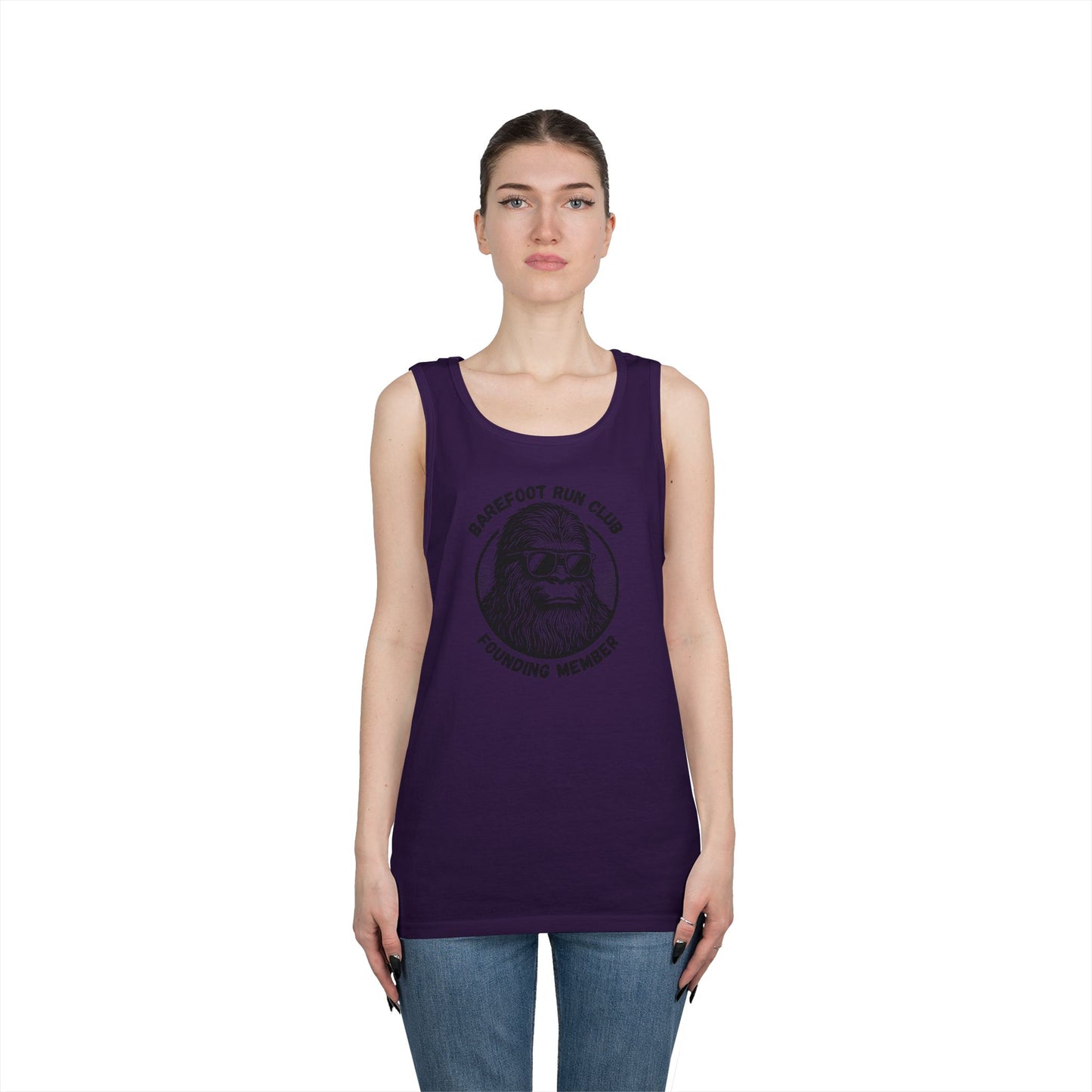 Barefoot Run Club Founding Member // Unisex Heavy Cotton Tank Top