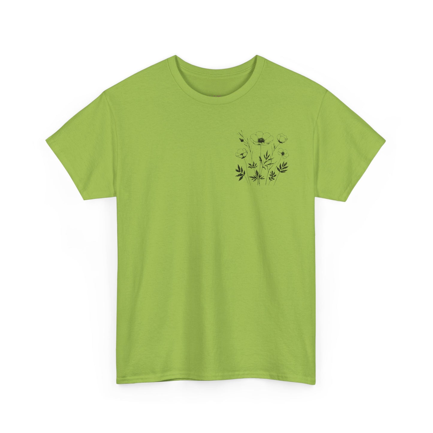 We're Rooting For You - Flowers // Unisex Heavy Cotton Tee - Perfect for Everyday Comfort