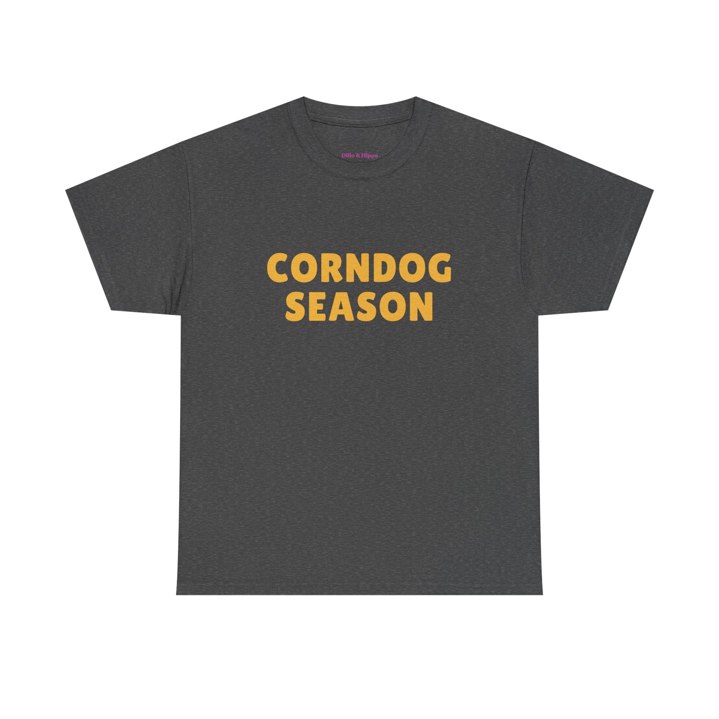 Funny Corndog Season // Unisex Heavy Cotton Tee | Perfect for Food Lovers and Festivals