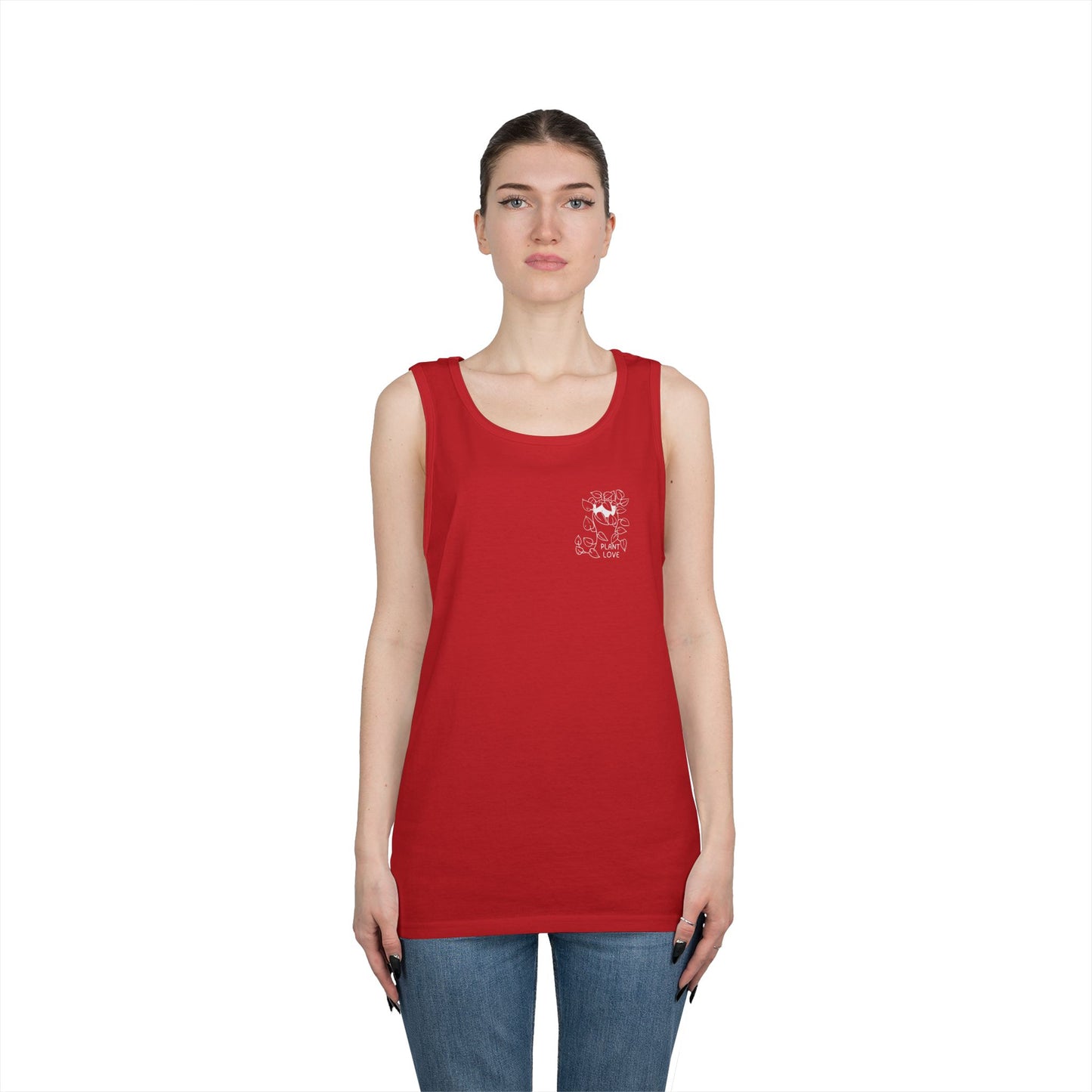 polyPLANTorous // Unisex Heavy Cotton Tank Top - Polyplantorous Plant Lover Design