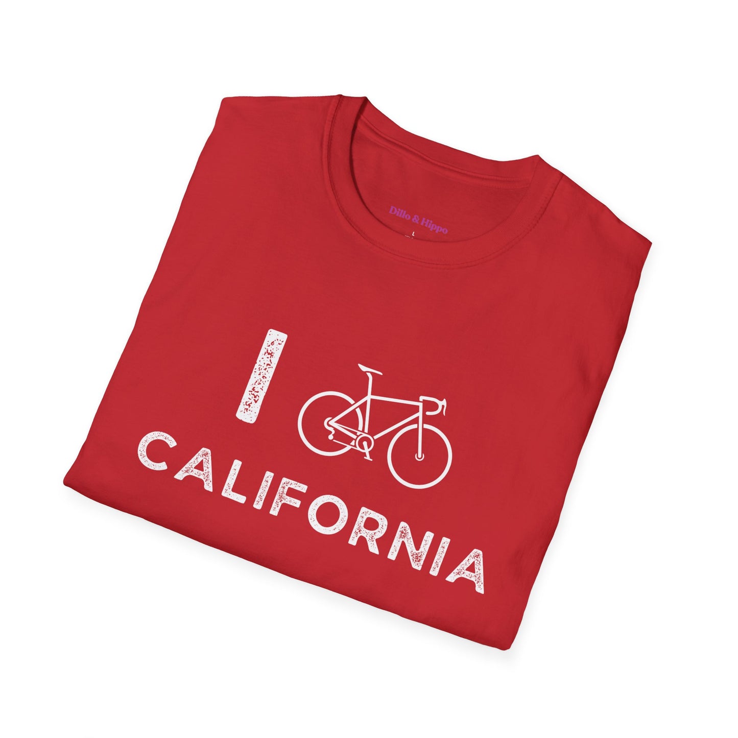 I (Road) Bike California // Unisex Softstyle T-Shirt