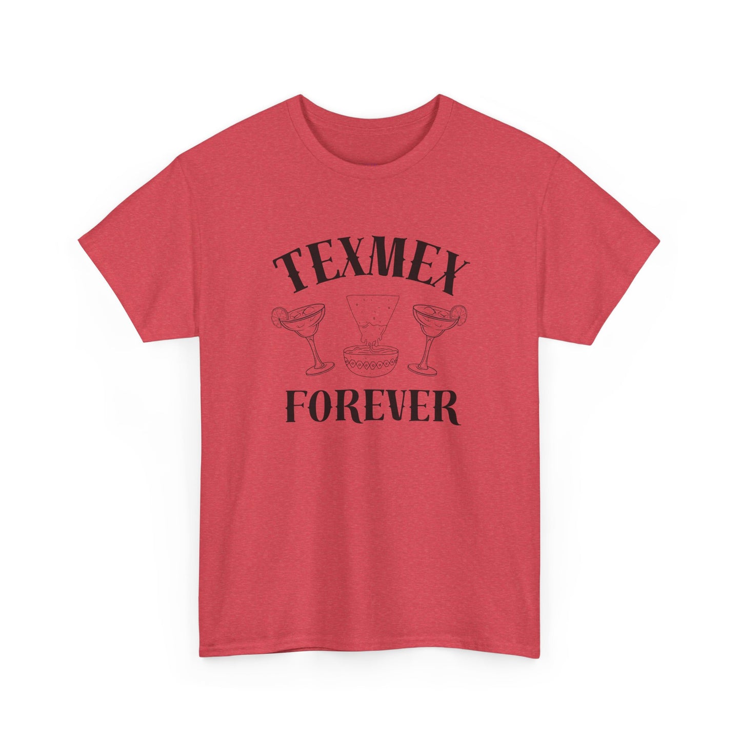 Tex-Mex Forever - Ritas & Queso // Unisex Heavy Cotton Tee - Fun Casual T-Shirt for Food Lovers