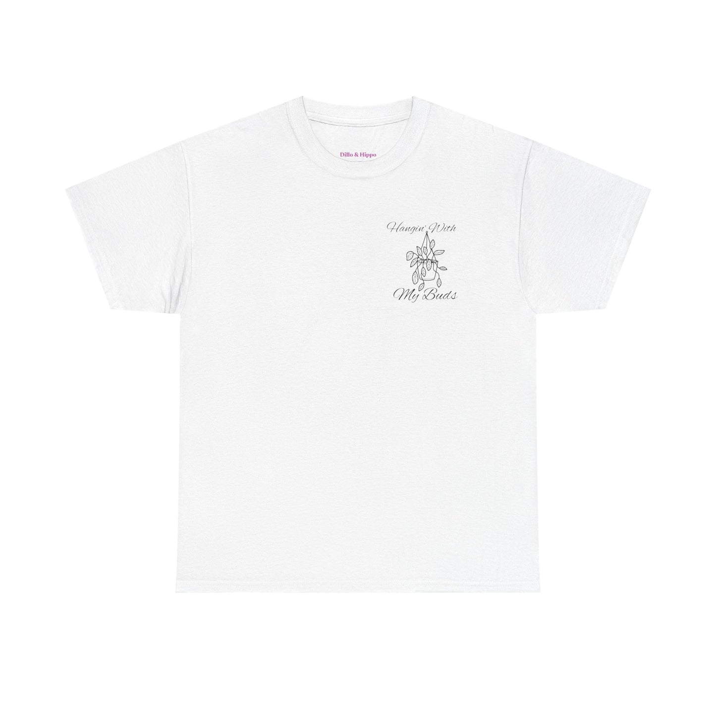 Hangin' With My Buds // Unisex Heavy Cotton Tee - Perfect for Everyday Comfort