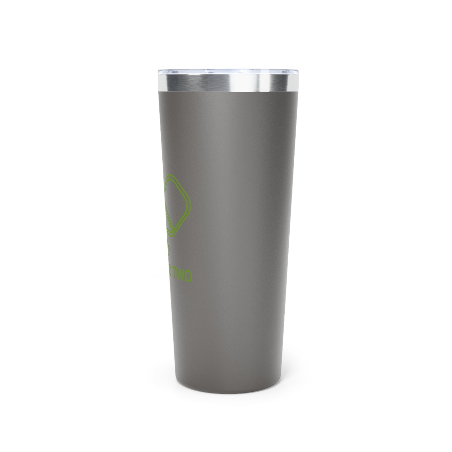 Zero Zero Two Pickleball // Copper Vacuum Insulated Tumbler, 22oz - Blue Text