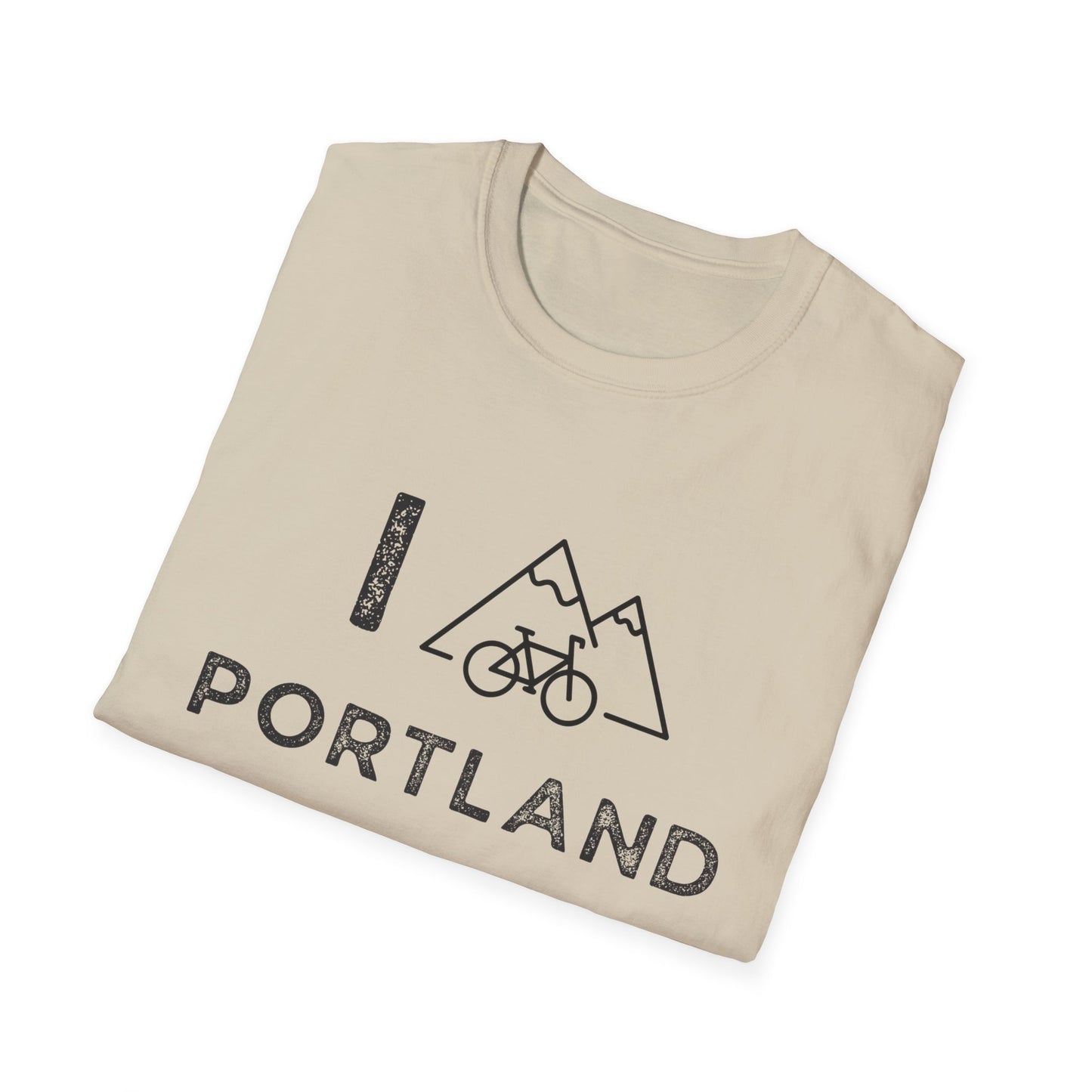 I (Mountain) Bike Portland // Unisex Softstyle T-Shirt