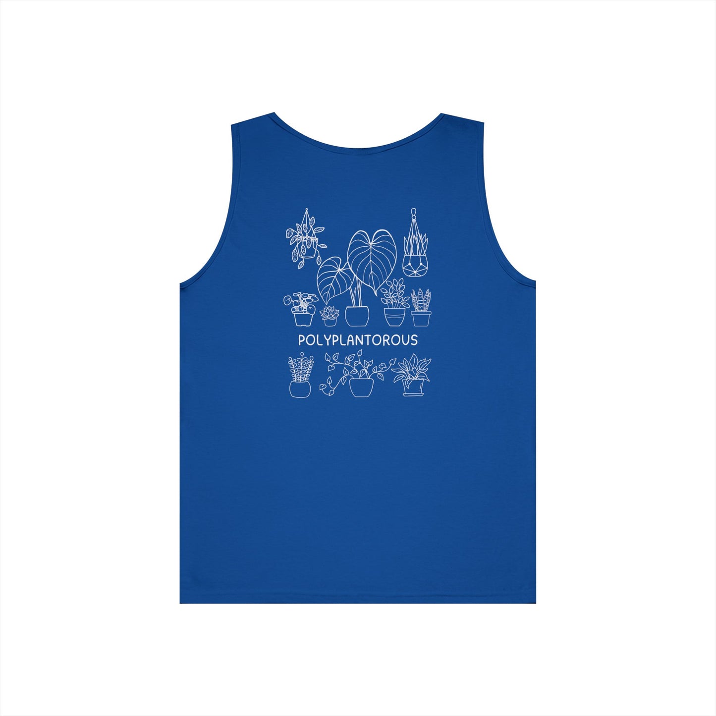 polyPLANTorous // Unisex Heavy Cotton Tank Top - Polyplantorous Plant Lover Design