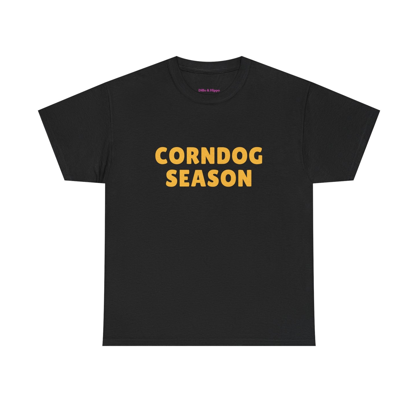 Funny Corndog Season // Unisex Heavy Cotton Tee | Perfect for Food Lovers and Festivals