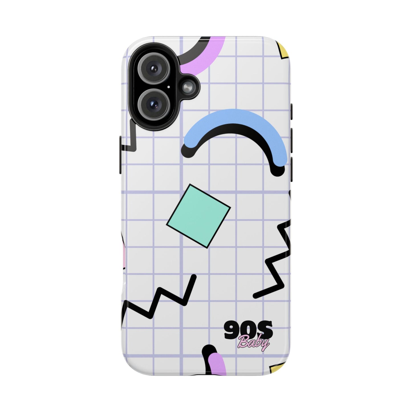 90s Baby Zig Zag and Shapes // iPhone Case
