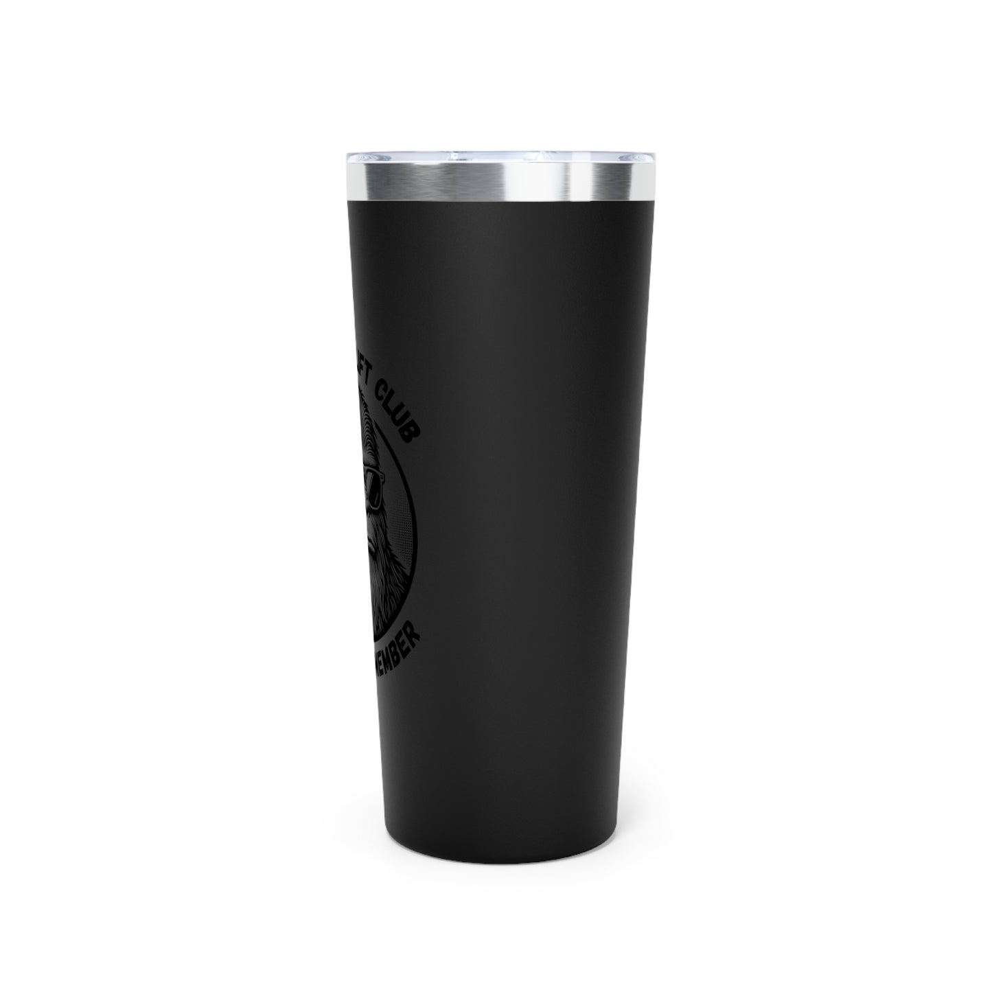 Barefoot Lift Club Founding Member // Copper Vacuum Insulated Tumbler, 22oz - Blue Text